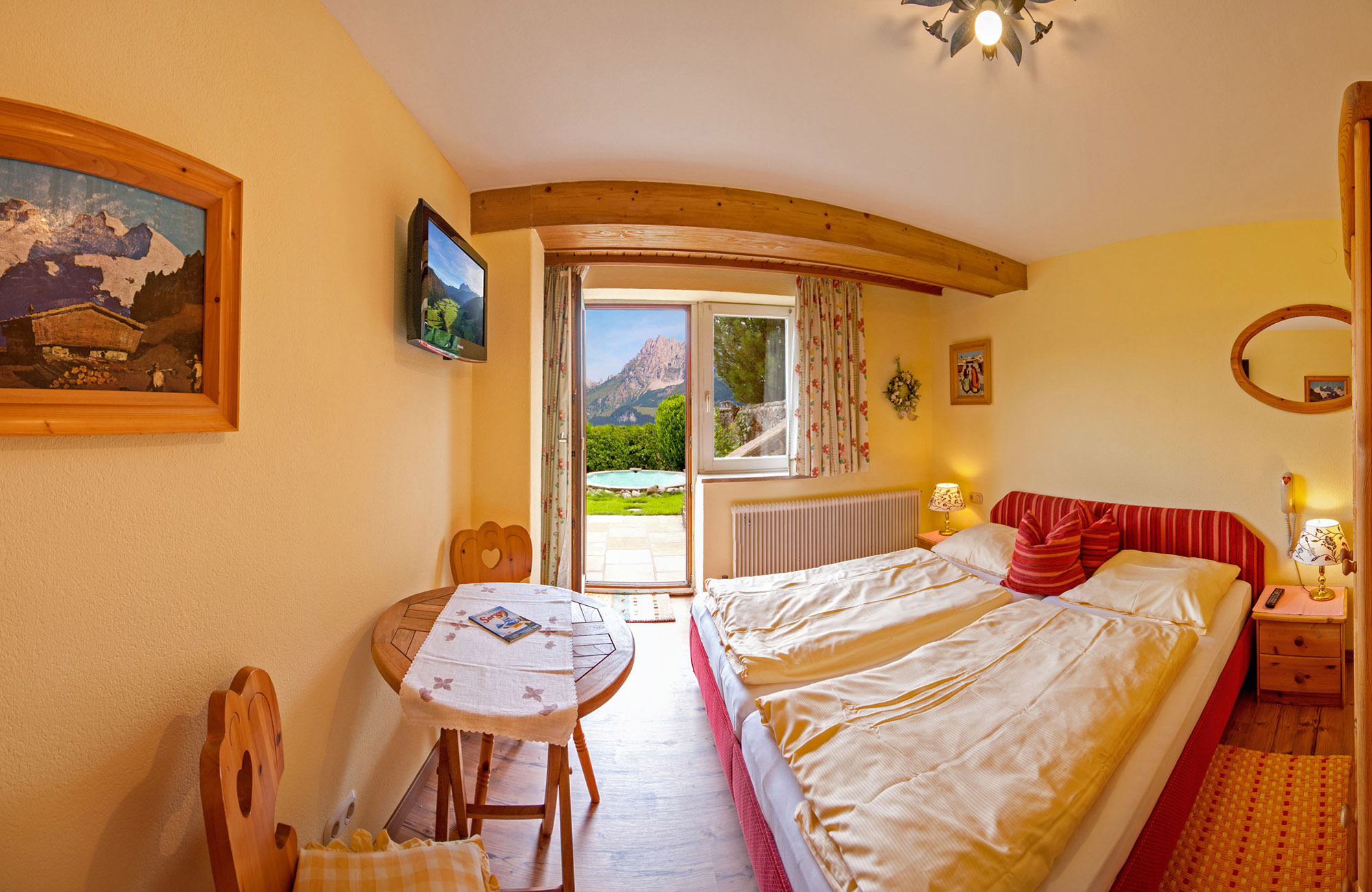 Familienfreundliche Ferienwohnung Kalkstein im Aparthotel Sonnleitn mit Ausblick zum Wilden Kaiser 4