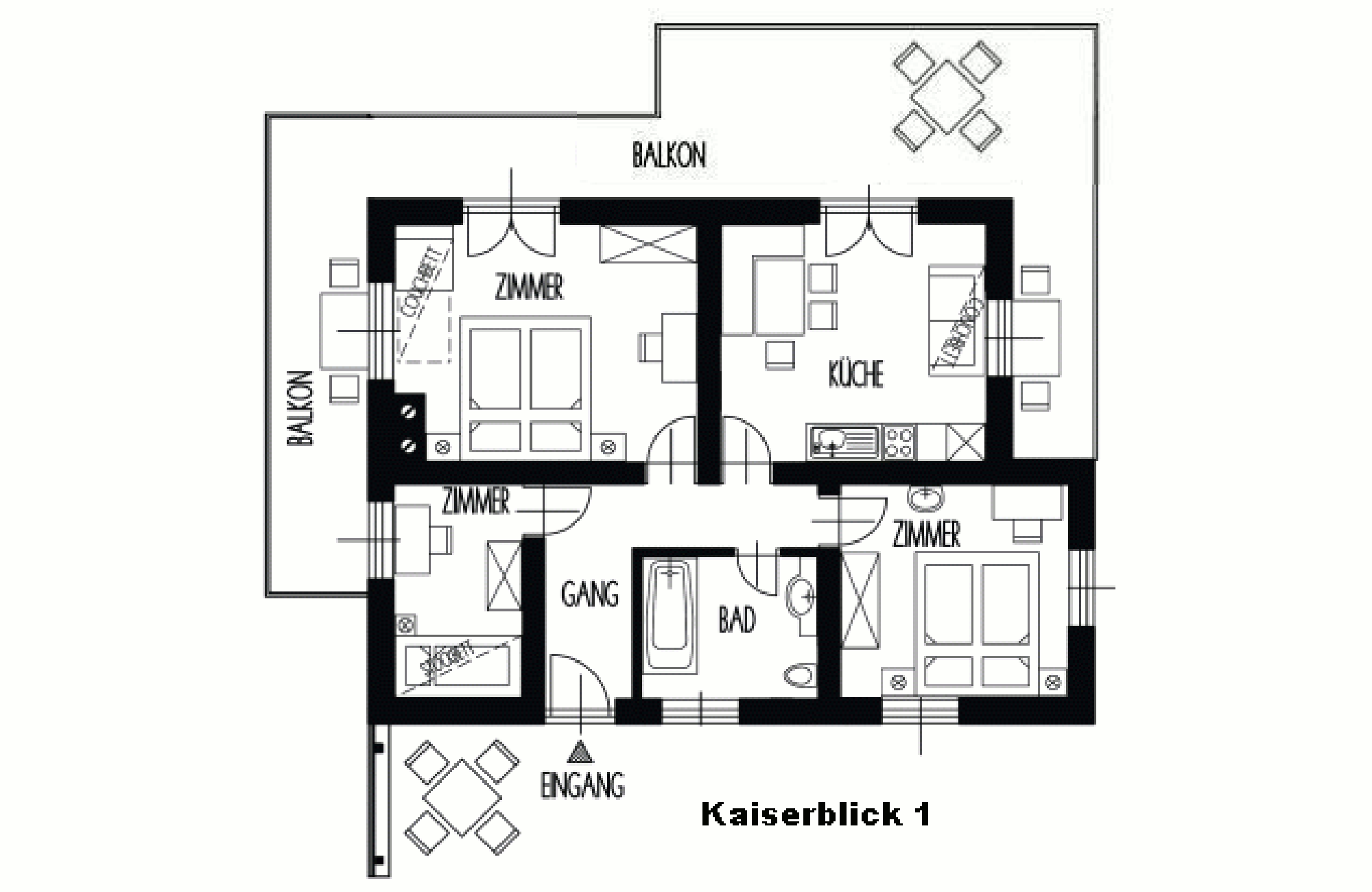 Familienfreundliche Ferienwohnung am Wilden Kaiser mit Panoramablick Gartenanlage und beheizten Pool 9