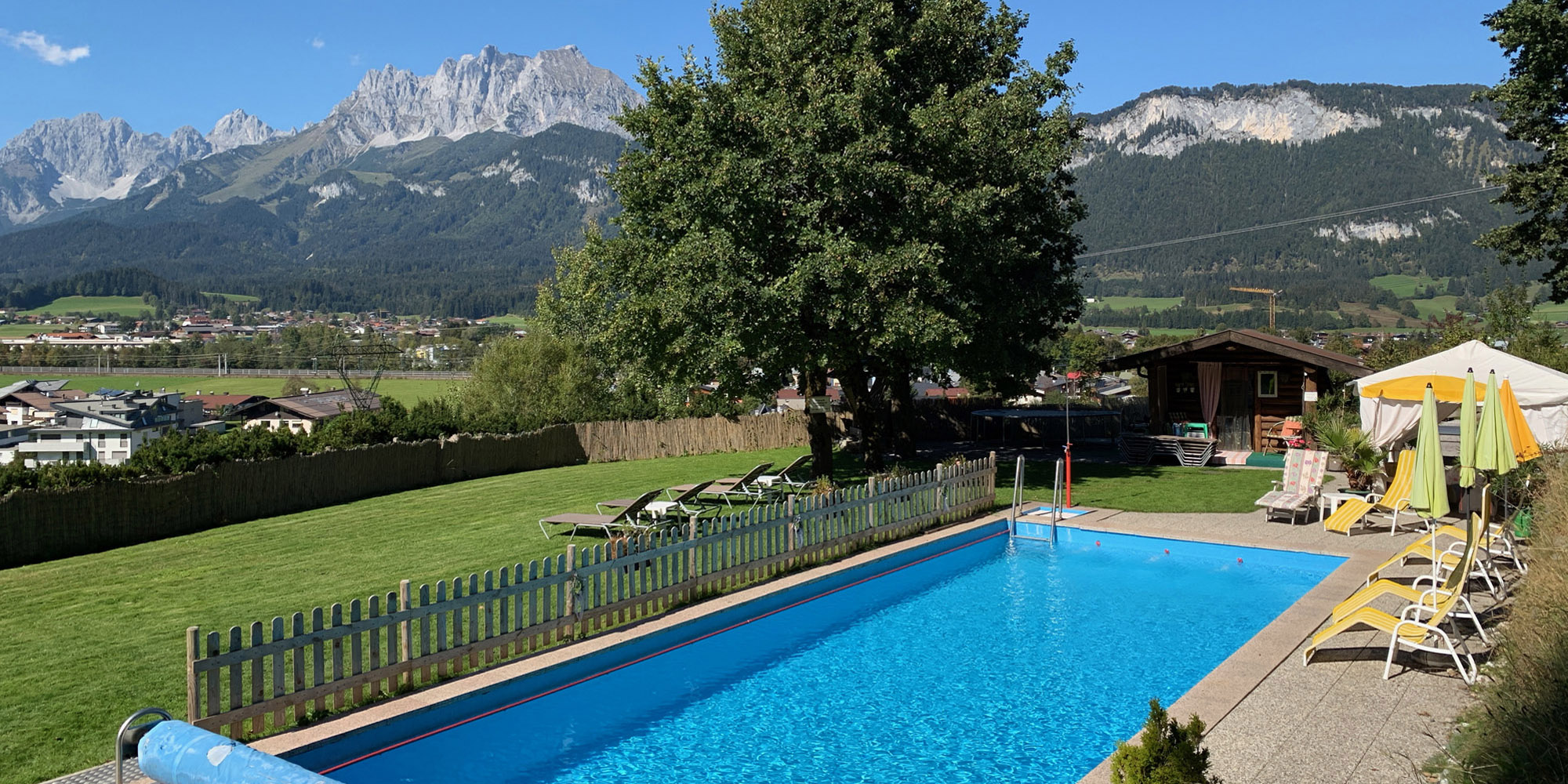 Ferienwohnung St. Johann in Tirol beheizter Außenpool Familienurlaub